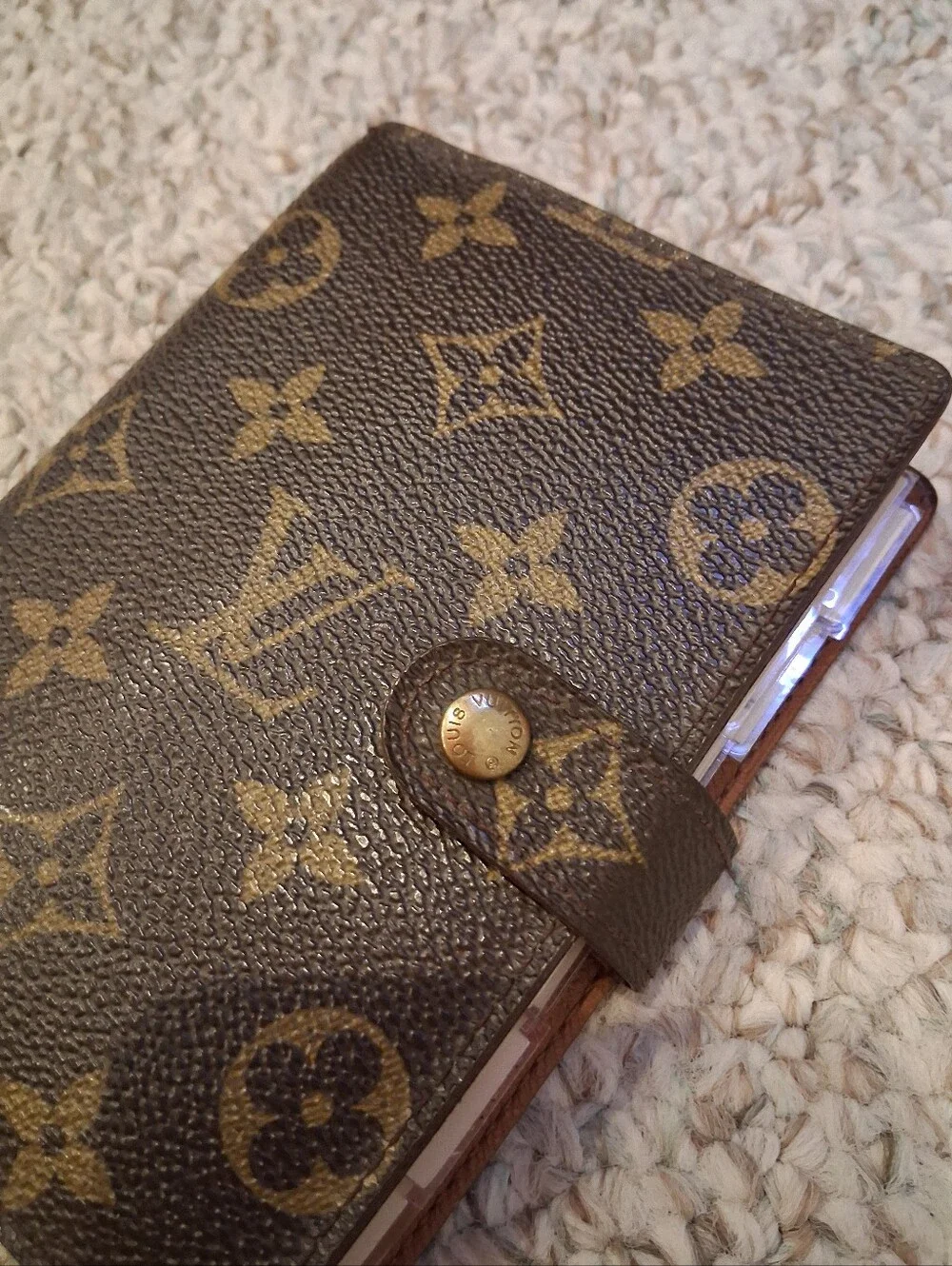 Louis Vuitton Monogram PM Pocket Planner Notebook w/ Accessories